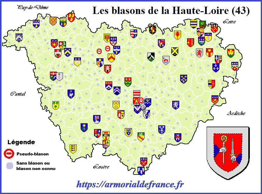 Carte de la Haute-Loire