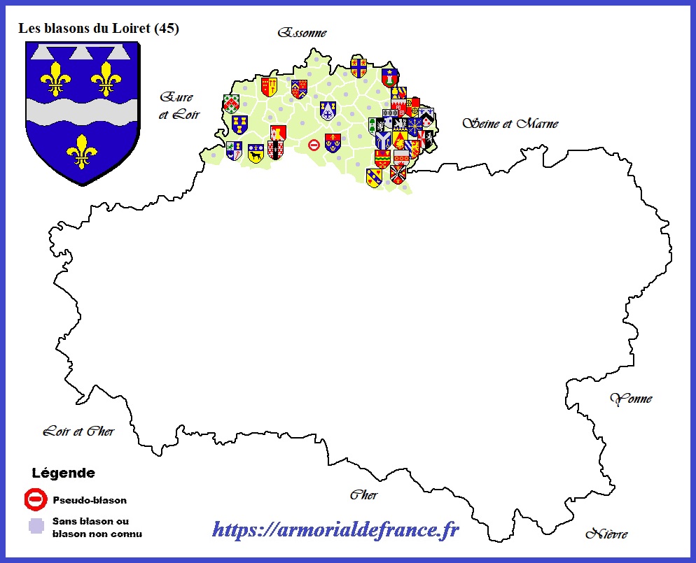 Carte du Loiret