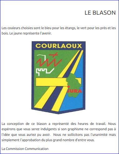 pseudo-blason de COURLAOUX