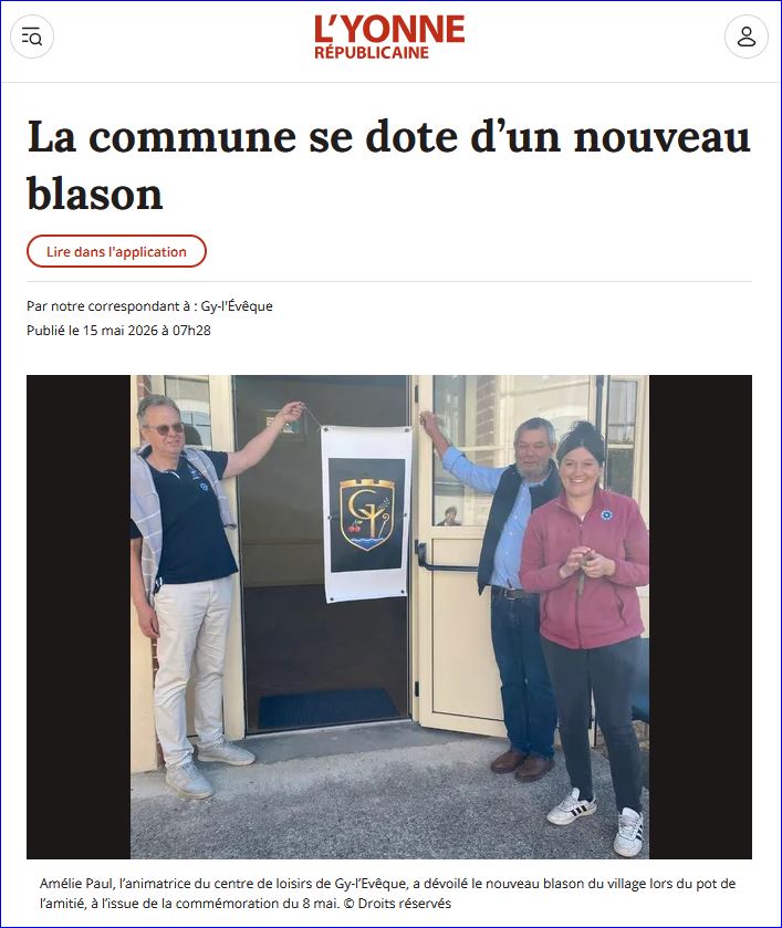 Pseudo-blason de GY L EVEQUE